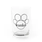 wankoのwancoroグッズ Water Glass :front