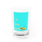 Licca's LickのA little  reptile (レオパ) Water Glass :front