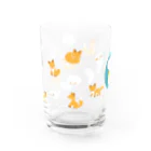 すずきいときちのさらまんだーとキツネ Water Glass :front