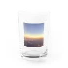 いちの夕焼け空 Water Glass :front