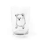 欲求不満の襲うくま Water Glass :front