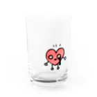 モジモジハートちゃん。のモジモジハートちゃん Water Glass :front