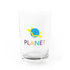 PLANET公式グッズのPLANET グラス前面