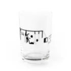 つくも屋のTsuKuMo　ロゴ Water Glass :front