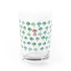 gugumorimoriのまつげブロッコリー2 Water Glass :front