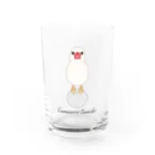 GREAT 7の文鳥 Water Glass :front