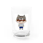 たつやのねこの帽子 Water Glass :front