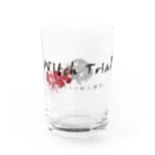 asobi_dramaticの『Witch Trial 卒業ライブ殺人事件』ロゴ Water Glass :front