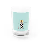 :trunk:chiyo のcozy boy Water Glass :front