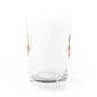 ごろごろにゃんすけのサスペンダーくん Water Glass :front