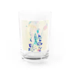 ニュー水青の烏瓜くらげ Water Glass :front