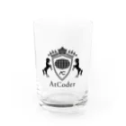 AtCoderのAtCoderロゴグッズ Water Glass :front