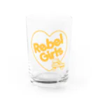 ITSUMItalkstoreのREBEL ROLLER GIRLS黄色 Water Glass :front