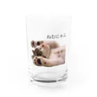 だっくのねむにゃん Water Glass :front