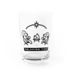 かめつるのリラックスタイム Water Glass :front