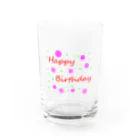 SuZaKuのハピバ Water Glass :front