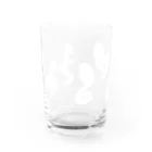 クリハラタカシのおばけ数字 Water Glass :front