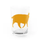 JTadano Collectionのおまわり猫 パポ君 / PAPO Water Glass :front