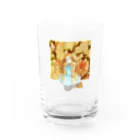 おとぼけ姉さんSHOPの秋ジャンプ乙女 Water Glass :front