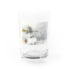 おとぼけ姉さんSHOPの黒頭巾ちゃん色替え透明ドレスグラス Water Glass :front