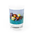 34のりんご Water Glass :front