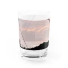 galaxycatの手の中の夕焼け Water Glass :front