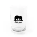 ポペルカSHOPのグラス（ブラック） Water Glass :front