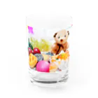 CHIHO'S CLOSETのクマさんのご馳走 Water Glass :front