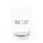 にゃんにゃん™️🐱のdon't cry Water Glass :front