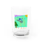 わかかのクリスマスの夢の少女 Water Glass :front