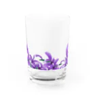 020worldの華々しい花々 Water Glass :front