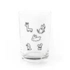 しおい のゆるどうぶつたち Water Glass :front