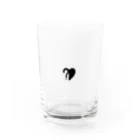 WheartのHeart Water Glass :front