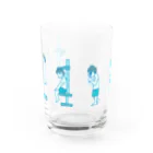 ナターシャのイラストグッズの身体測定くん Water Glass :front