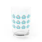 あじの高田くん大量発生 Water Glass :front