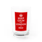 池袋東口居酒屋バッカス🍻のLondon is Red Water Glass :front