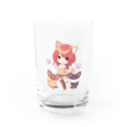 まるぴーとモフモフな愛犬のまるぴーとモフモフな愛犬 Water Glass :front