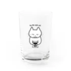 satoharuの猫山です　よろしく Water Glass :front