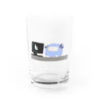 ひつじの島オンラインストアの作業中のヒツグラマー Water Glass :front