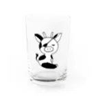 Suzuki Satomi の丑年くん Water Glass :front