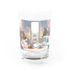 オダギリフタゴのチワワたちのポッツァレラとリチャード(チワワ) Water Glass :front