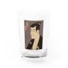 Rigelの三代目市川高麗蔵の志賀大七 Water Glass :front