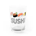 Sugar Ginger CookieのSUSHI. Water Glass :front