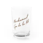 Toshiyuki Maedaのスクリプトメッセージ Water Glass :front