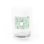 かのこのしろいねこ Water Glass :front