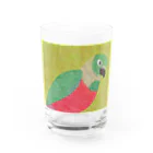 HOLMのアカハラウロコインコ Water Glass :front