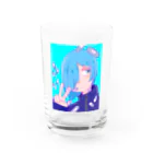 MANNZOKUの真っ青くん Water Glass :front