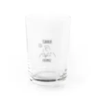 働きたくないやまちの定時なので帰ります Water Glass :front