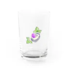 浅山しおん（ハリネズミのソフィー）のオリジナル　ハリネズミのソフィー、ブドウを食べる。 Water Glass :front