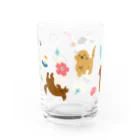 daroryの可愛いワンちゃん Water Glass :front